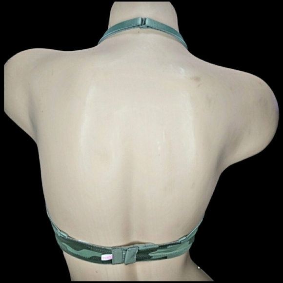 VS PINK Wear EVERYWHERE PUSH-UP BRA Size 32D in Camo Greens NWT - Picture 5 of 8